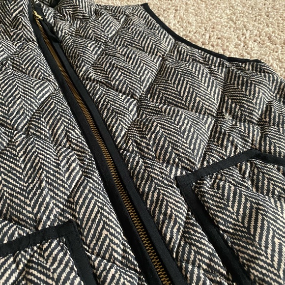 J.Crew Herringbone Excursion Down Puffer Vest - Picture 3 of 8